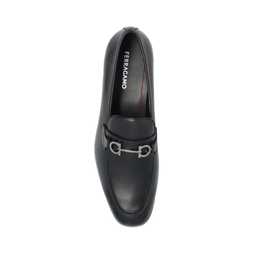 Ferragamo Gancini Ornament Moccasin Loafers