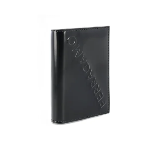 Ferragamo Logo Embossed Bi-Fold Wallet