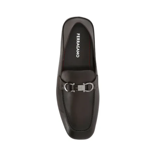 Ferragamo Gancini Bit Loafers