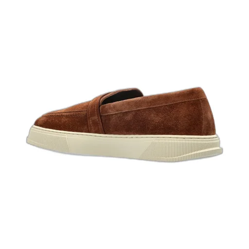 Ferragamo Round-Toe Slip-On Loafers