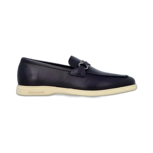 Ferragamo Gancini-Plaque Loafers