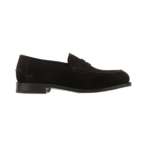 Ferragamo Penny Almond-Toe Slip-On Loafers