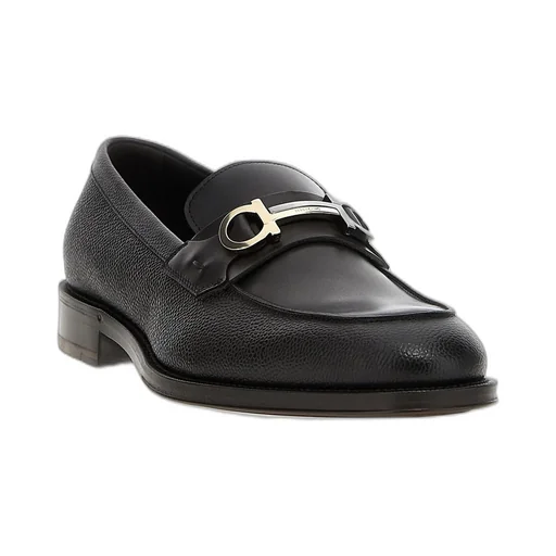 Ferragamo Gancini Ornament Moccasin Shoes