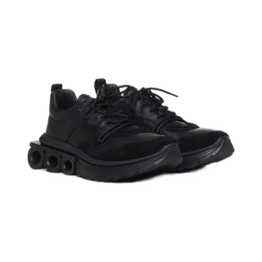 Ferragamo Gancini-Plaque Lace-Up Sneakers