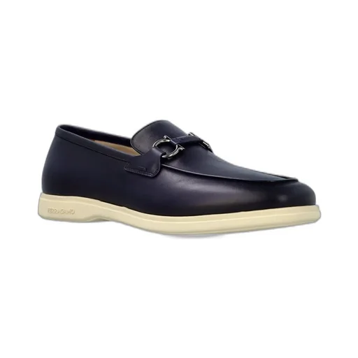 Ferragamo Gancini-Plaque Loafers