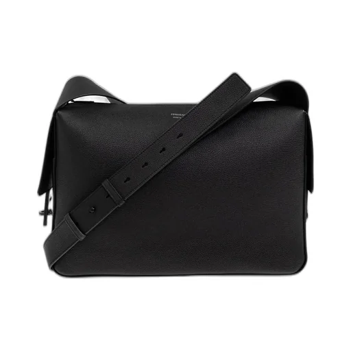 Ferragamo Zip-Up Shoulder Bag