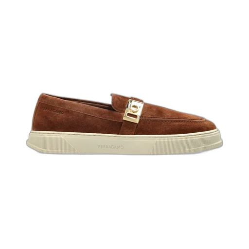 Ferragamo Round-Toe Slip-On Loafers