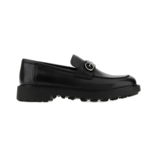 Ferragamo Gancini-Buckle Slip-On Loafers