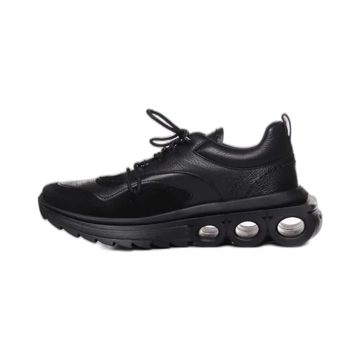 Ferragamo Gancini-Plaque Lace-Up Sneakers