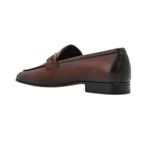 Ferragamo Gancini Ornament Moccasin Loafers