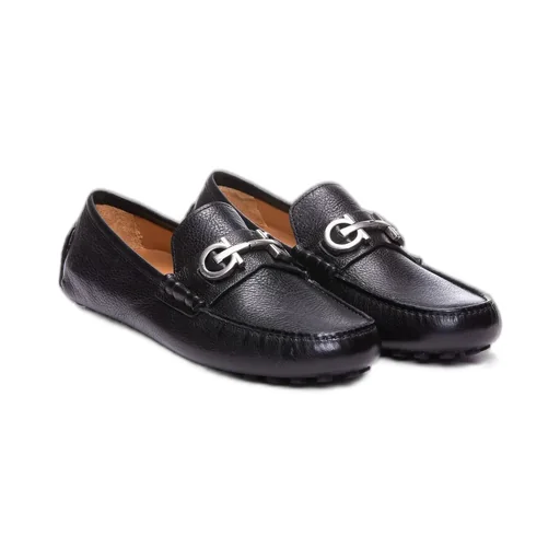 Ferragamo Grazioso Logo Plaque Loafers