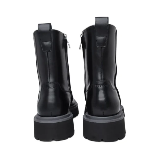 Ferragamo Round-Toe Ankle Boots