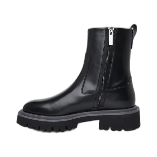 Ferragamo Round-Toe Ankle Boots