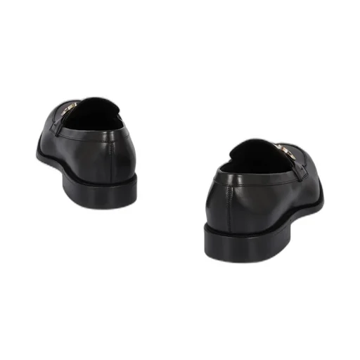 Ferragamo Gancini-Plaque Almond-Toe Loafers