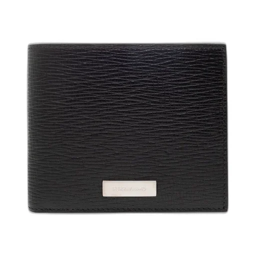 Ferragamo Logo Engraved Bi-Fold Wallet