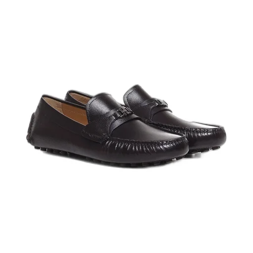 Ferragamo Gancini-Buckle Slip-On Loafers