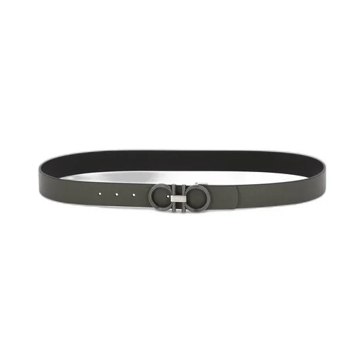 Ferragamo Logo Buckled Reversible Belt