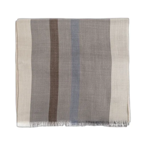 Ferragamo Maxi-Striped Jacquard Scarf