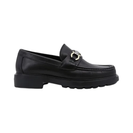 Ferragamo Gancini-Plaque Slip-On Loafers