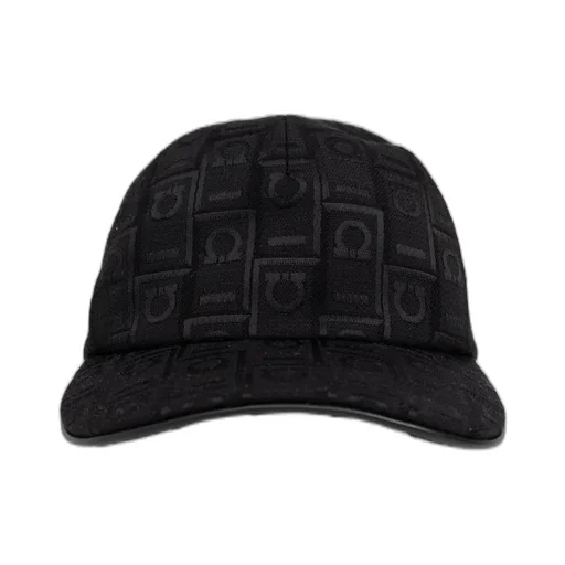 Ferragamo Monogram Jacquard Baseball Cap