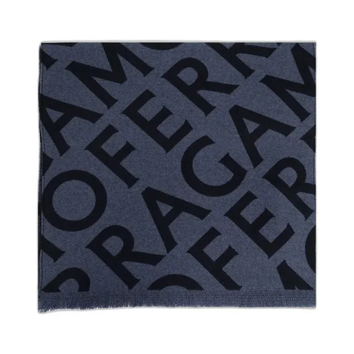 Ferragamo Monogram Jacquard Scarf