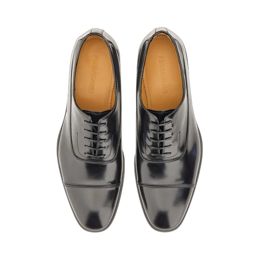Ferragamo Almond-Toe Lace-Up Shoes