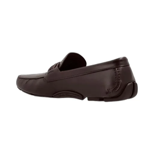 Ferragamo Logo-Engraved Slip-On Loafers