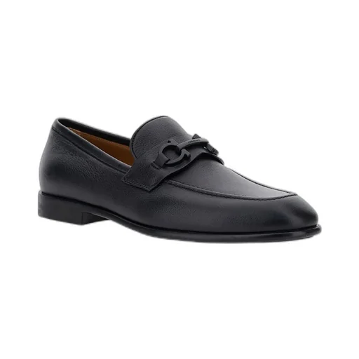 Ferragamo Gancini-Buckle Slip-On Loafers
