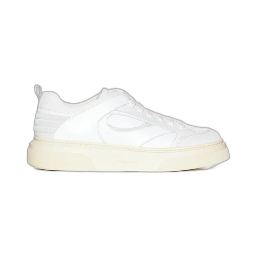 Ferragamo Panelled Lace-Up Sneakers