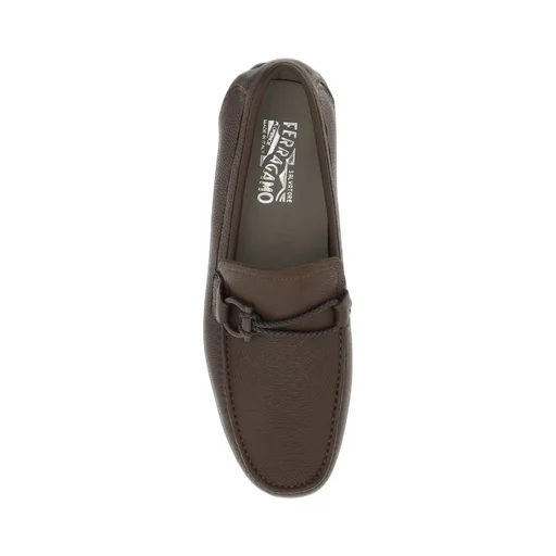 Ferragamo Gancini Detailed Loafers