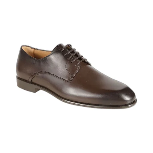 Ferragamo Almond-Toe Derby Shoes