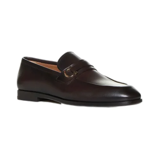 Ferragamo Logo Buckle Loafers