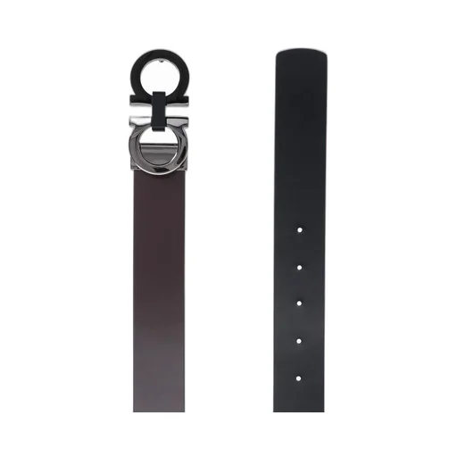 Ferragamo Logo-Engraved Reversibile Belt