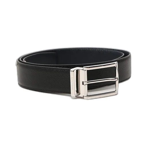 Ferragamo Rectangular Buckle Reversible Belt