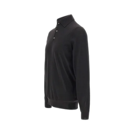 Filippo De Laurentiis Long-Sleeve Polo Shirt