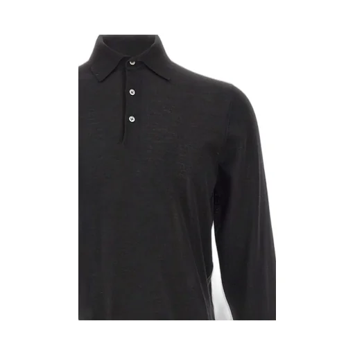 Filippo De Laurentiis Long-Sleeve Polo Shirt