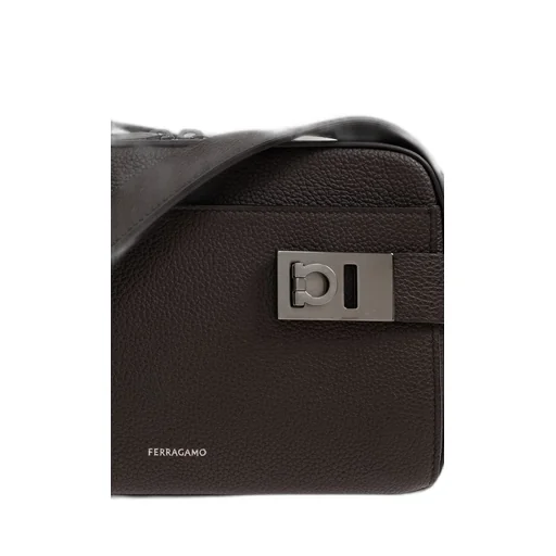 Ferragamo Gancini Buckle East-West Crossbody Bag