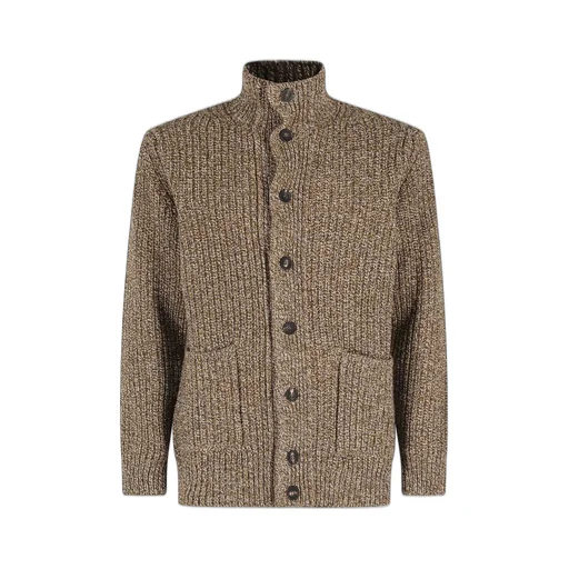 Filippo De Laurentiis Buttoned Merino Knitwear
