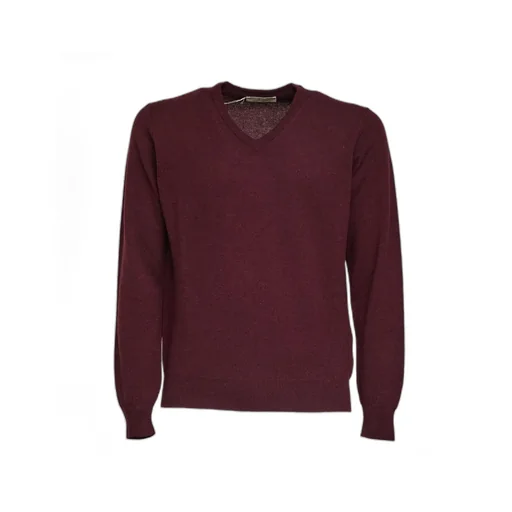 Filippo De Laurentiis V-Neck Ribbed Knitwear