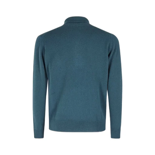 Filippo De Laurentiis Long-Sleeve Cashmere Polo Shirt