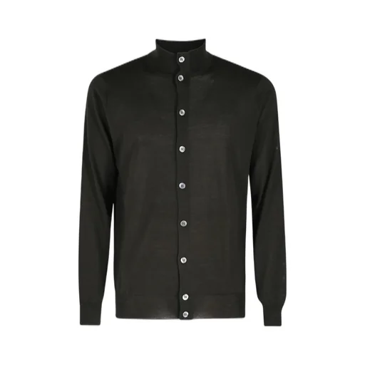 Filippo De Laurentiis Buttoned Merino Knitwear