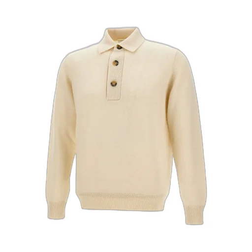 Filippo De Laurentiis Knit Long-Sleeve Polo Shirt