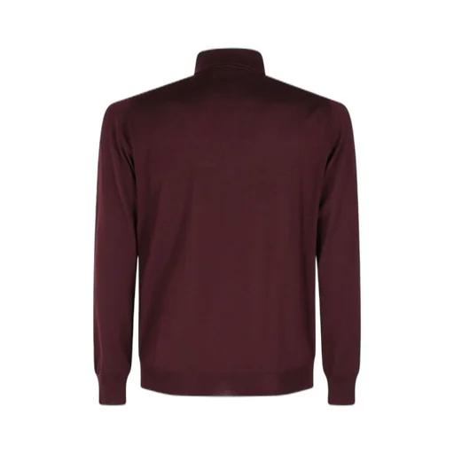 Filippo De Laurentiis Merino Long-Sleeve Polo Shirt