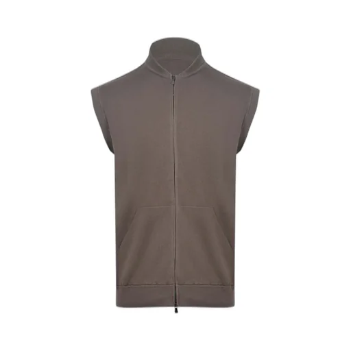 Filippo De Laurentiis Zip-Up Knit Vest