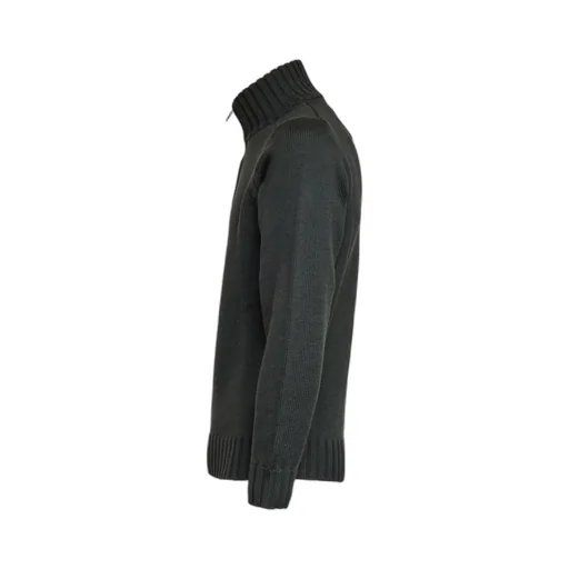 Filippo De Laurentiis Ribbed Half-Zip Knitwear