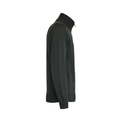 Filippo De Laurentiis Ribbed Half-Zip Knitwear
