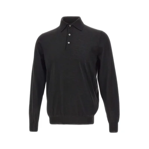 Filippo De Laurentiis Long-Sleeve Polo Shirt