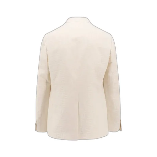 Fendi Single Breasted Ff Motif Blazer