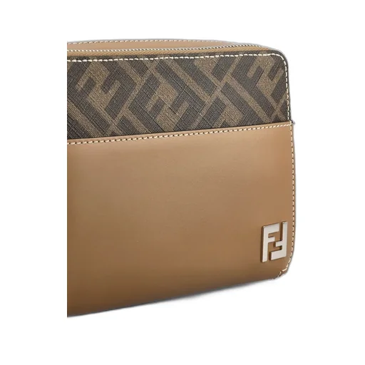 Fendi Logo Plaque Zipped Camera Case