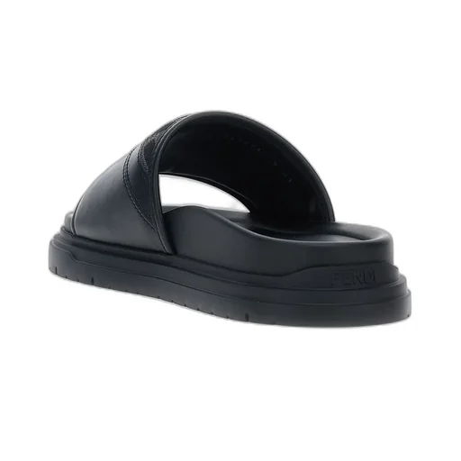 Fendi Diagonal Ff Jacquard Slides